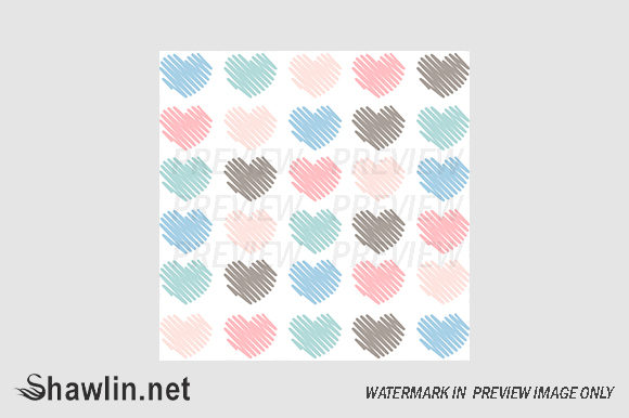 Download Sketched Artistic Hearts in Soft Colors - Premium Resources